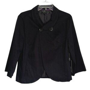 Vintage Y2K NWT Willi Smith Cropped Quarter Length Sleeves Jacket Size L